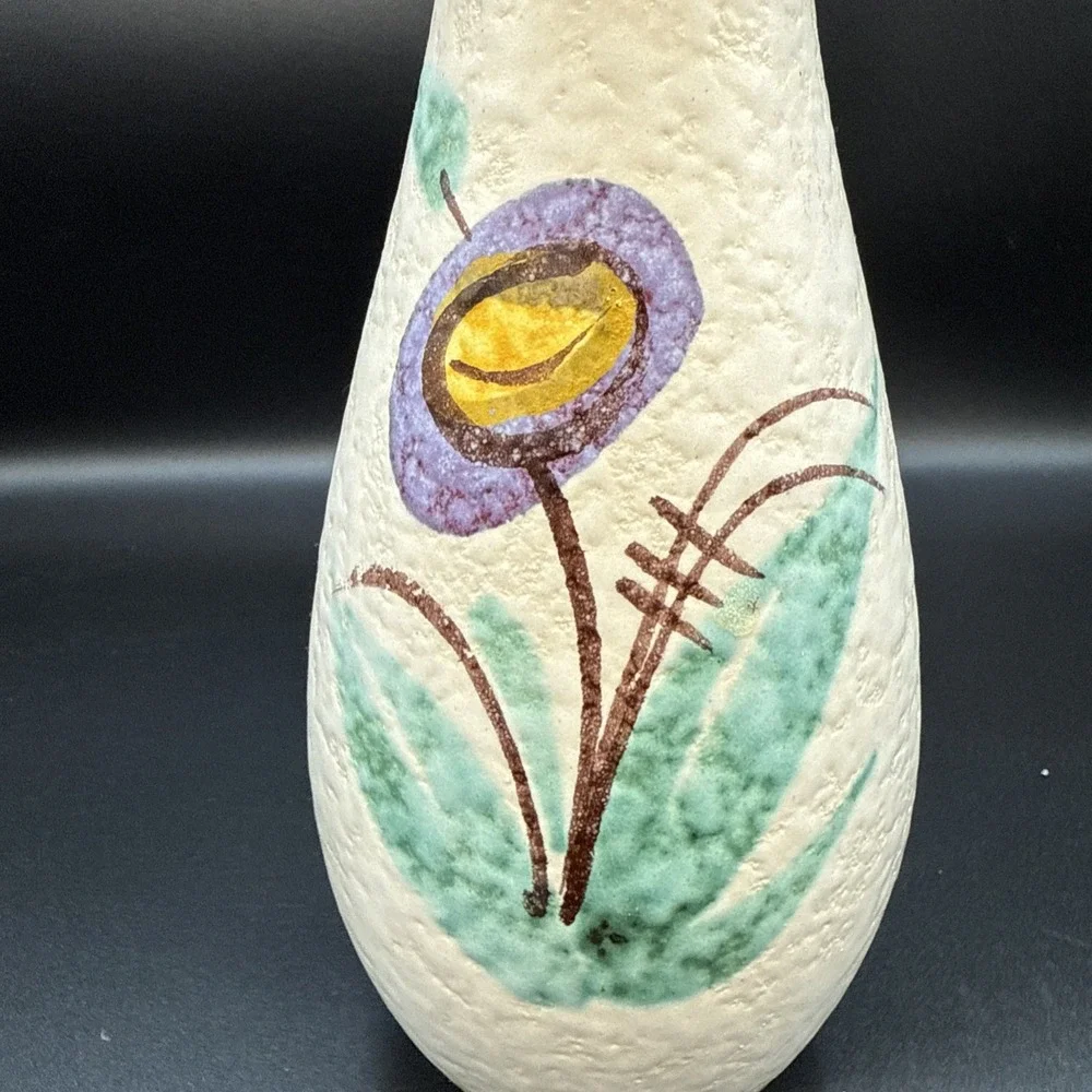 scheurich vase west germany 522-20 Purple Flower 8